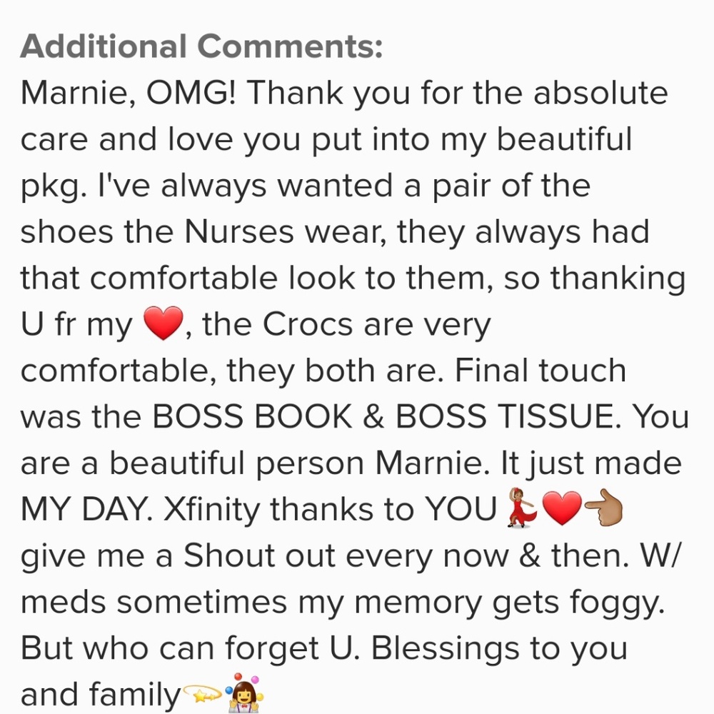 Love notes received 😊❣❣❣❣